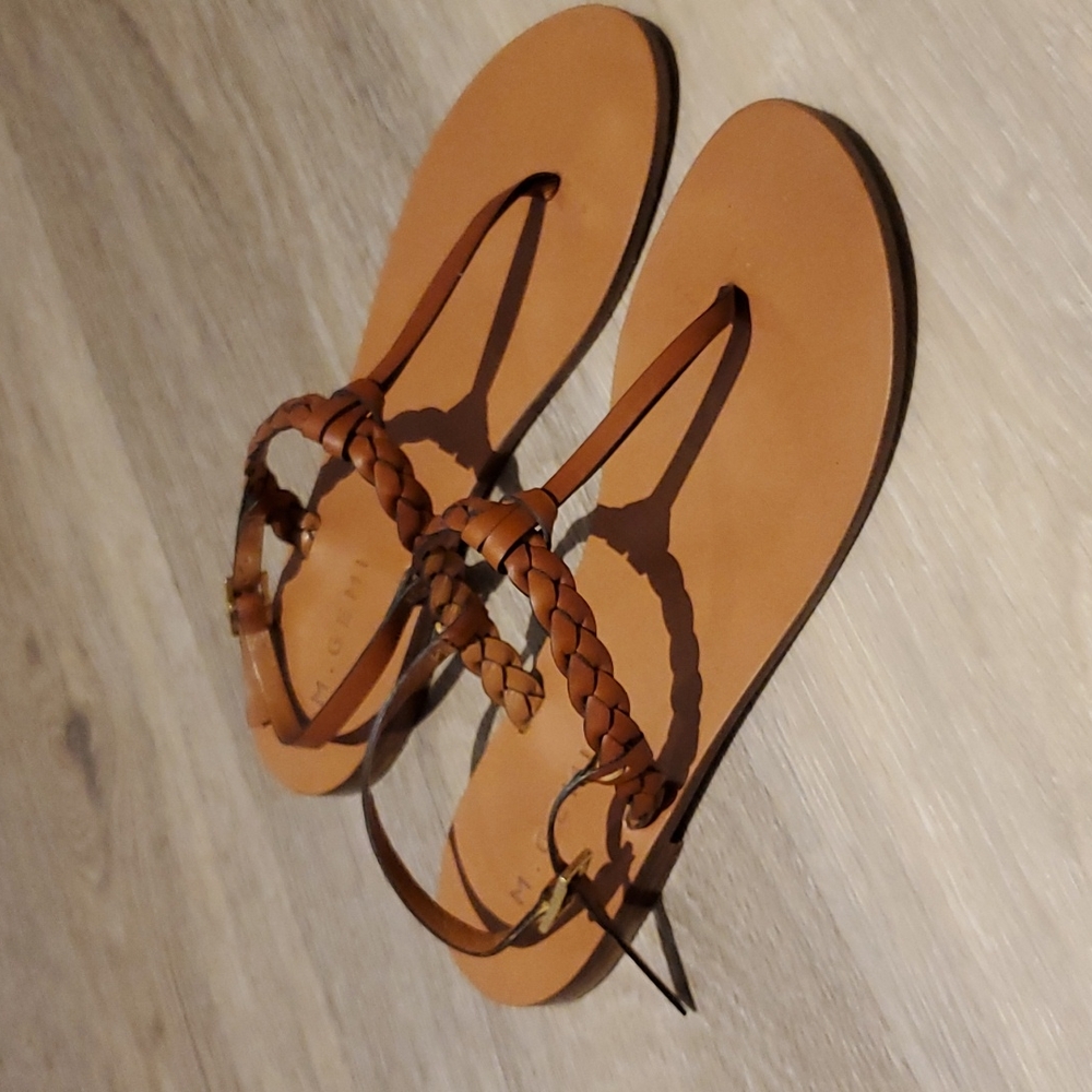 M. Gemi Treccia Brown Sandals 38mm / sz 7